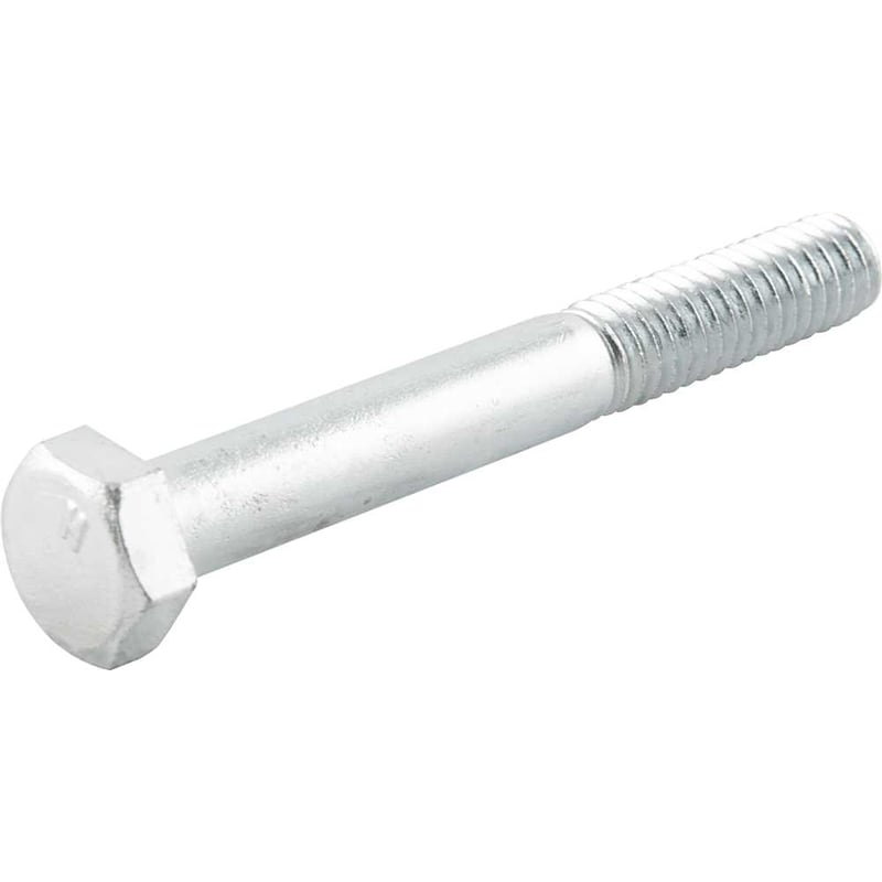 Parafuso sextavado zincado 5/16" x 2.1/2", UNC, rosca parcial