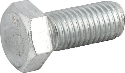 Parafuso sextavado zincado 5/8" x 1.1/2", UNC, rosca total