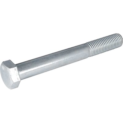 Parafuso sextavado zincado 7/8" x 7", UNC, rosca parcial