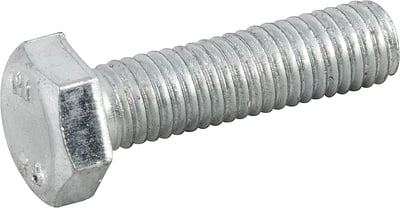 Parafuso sextavado zincado 8 mm x 30 mm, MA, rosca total