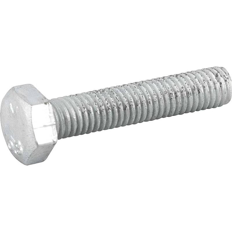 Parafuso sextavado zincado 8 mm x 40 mm, MA, rosca total