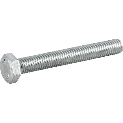 Parafuso sextavado zincado 8 mm x 60 mm, MA, rosca total