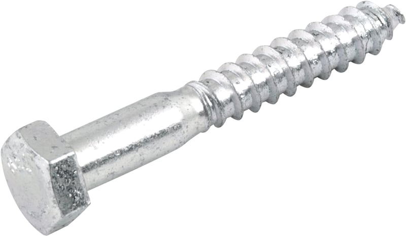 Parafuso sextavado rosca soberba 5/16" x 55 mm, cartela com 2 peças