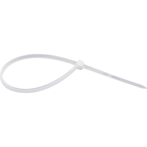 Abraçadeira de nylon, branca, 140 mm x 2,5 mm, com 100 peças
