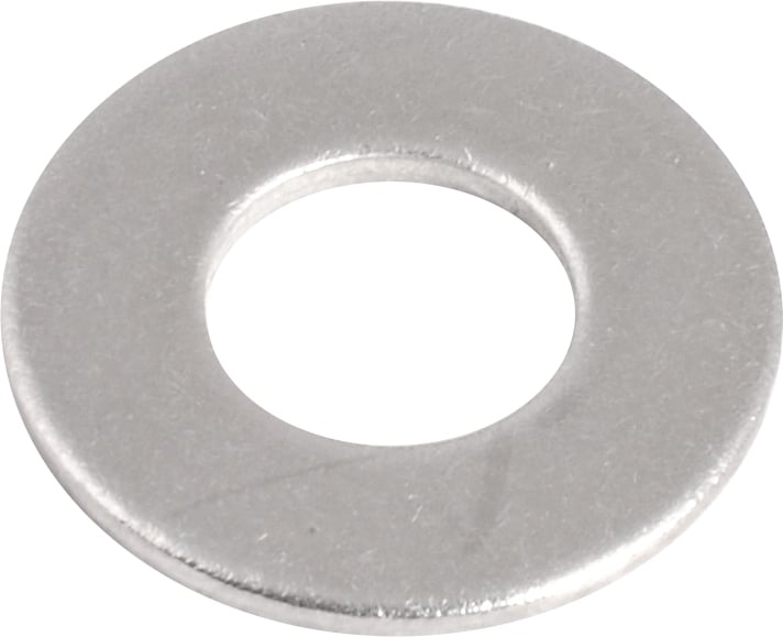 Arruela lisa 1/4", inox