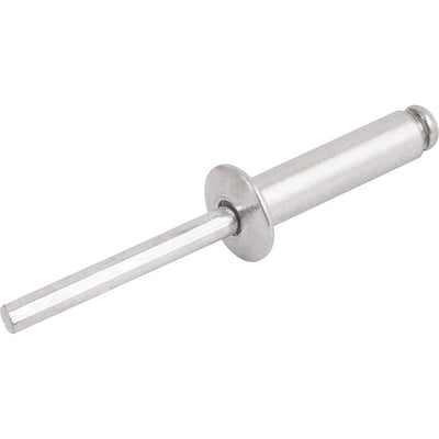 Rebite de repuxo 2,4 mm x 8,0 mm, pacote com 100 peças