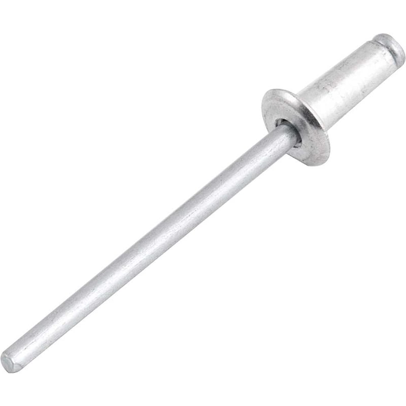 Rebite de repuxo 4,0 mm x 10,0 mm, pacote com 100 peças