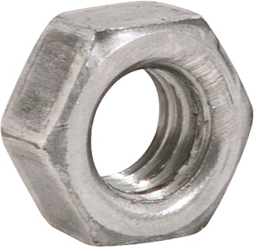 Porca sextavada polida, 5 mm, MA, com 200 peças
