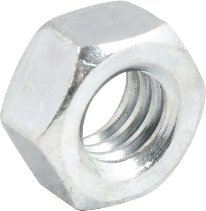 Porca sextavada 5/16" UNC, zincada, cartela com 10 peças