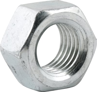 Porca sextavada 7/8" UNC, zincada, cartela com 2 peças