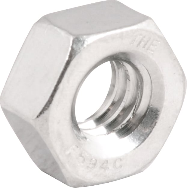 Porca sextavada inox, UNC 1/4"