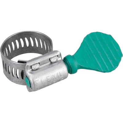 Abraçadeira tipo borboleta, 14 mm a 22 mm, fita com 14,5 mm de largura, 20 peças, Flexil, FAN-1422