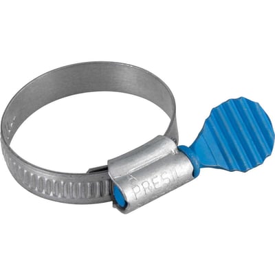Abraçadeira tipo borboleta, 44 mm a 57 mm, fita com 9 mm de largura, 20 peças, Presil, PAN-4457