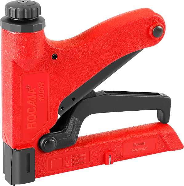 Grampeador manual, com regulador de pressão
