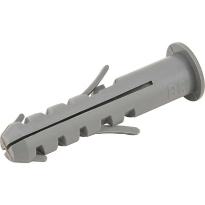Bucha de plástico para fixação 8 mm, com anel, 500 peças, VA-08