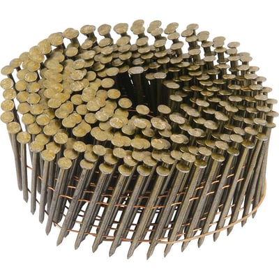 Prego coil liso, 2,1 mm x 50 mm, zincado, carretel com 300 unidades, para o pregador PP 550