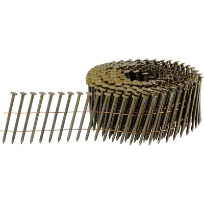 Prego coil liso, 2,5 mm x 50 mm, polido, carretel com 300 unidades, para o pregador PP 700