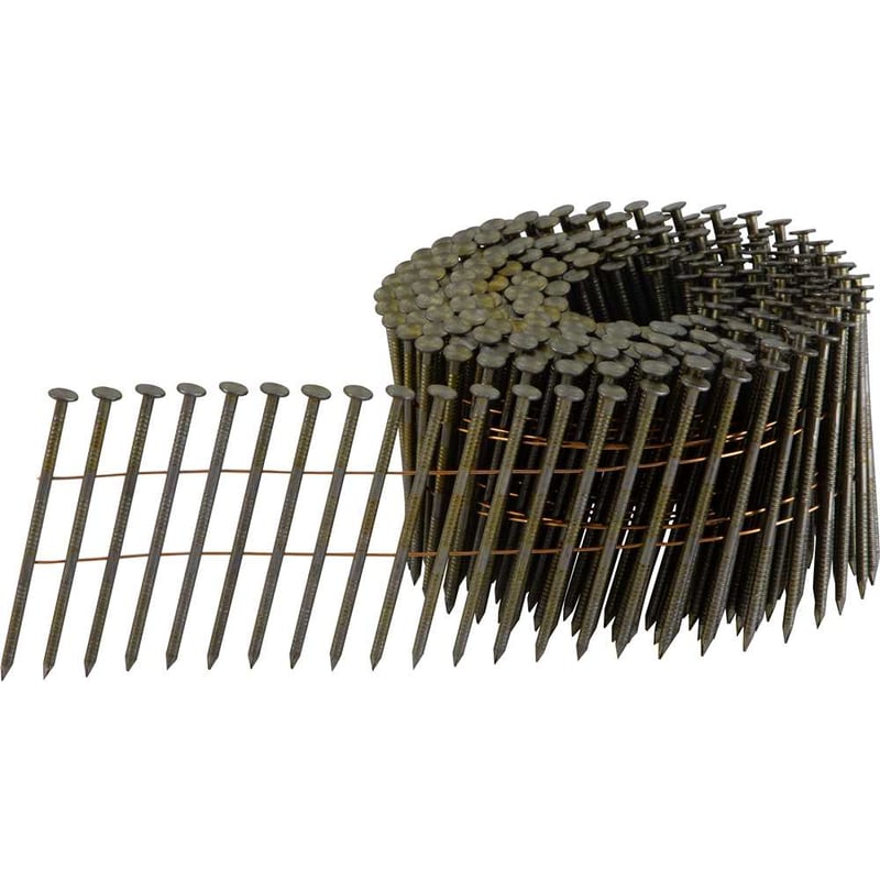 Prego coil anelado, 2,5 mm x 64 mm, polido, carretel com 300 unidades, para o pregador PP 700