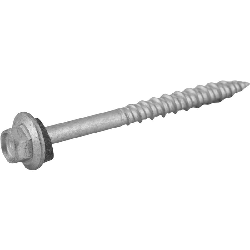 Parafuso autobrocante sextavado, ponta agulha, 5,5 mm x 2,1/2"