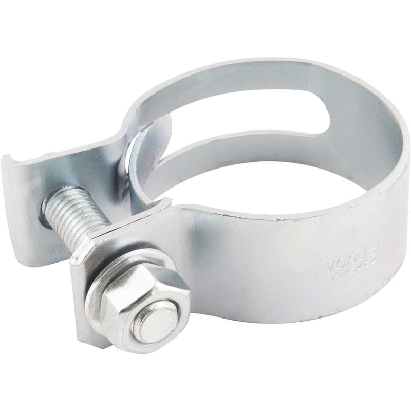 Abraçadeira para mangote, aço carbono, largura 32 mm, AM 54 mm - 62 mm, com 2 peças