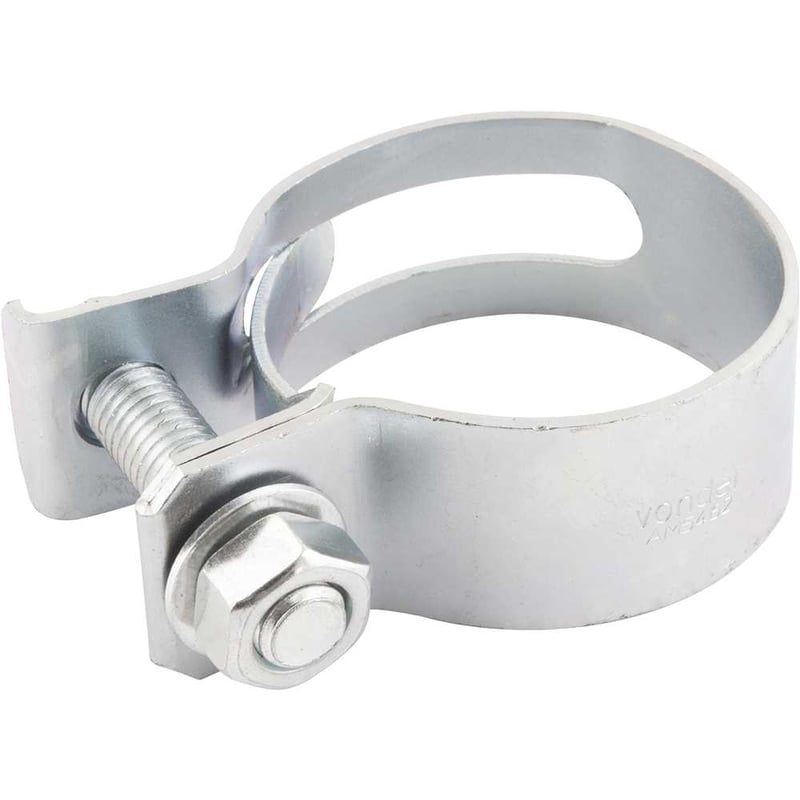 Abraçadeira para mangote, aço carbono, largura 32 mm, AM 73 mm - 81 mm, com 2 peças