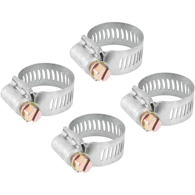 Abraçadeira rosca sem fim, 19 mm a 27 mm, com 4 peças, AL 1927