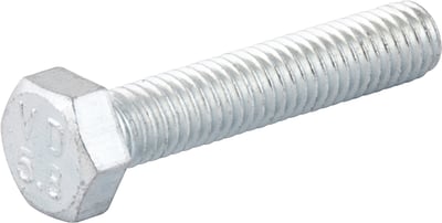 Parafuso sextavado zincado 5 mm x 25 mm, MA, rosca total