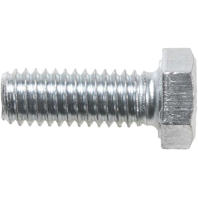 Parafuso sextavado zincado 3/8" x 1", UNC, rosca total