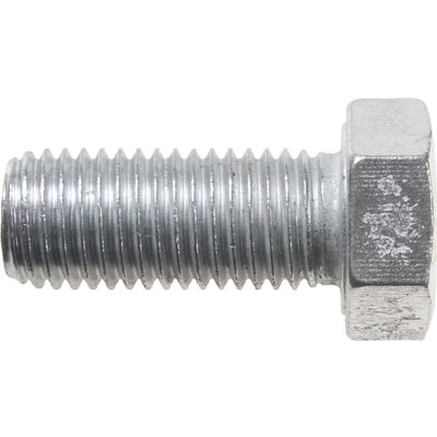 Parafuso sextavado zincado 7/8" x 2", UNC, rosca total