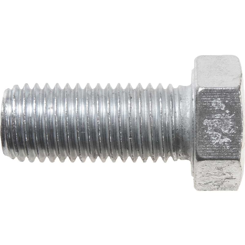 Parafuso sextavado zincado 7/8" x 2", UNC, rosca total