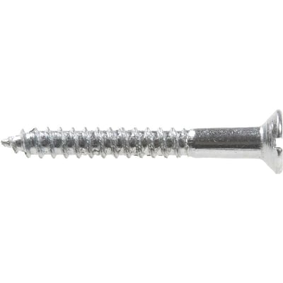 Parafuso madeira 3,5 mm x 30 mm, cabeça chata, zincado