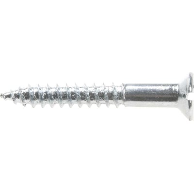 Parafuso madeira 3,8 mm x 30 mm, cabeça chata, zincado