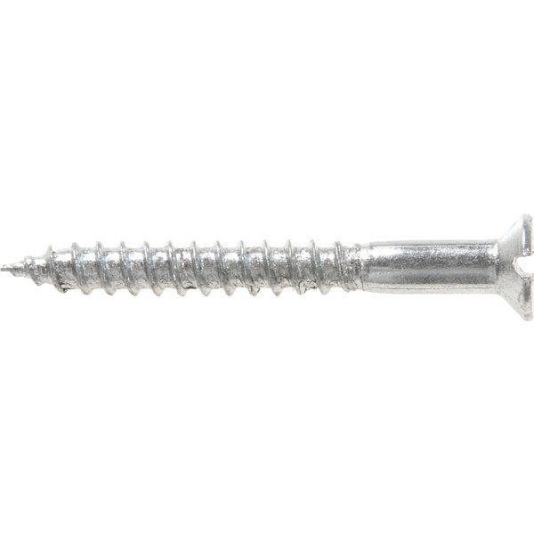 Parafuso madeira 3,8 mm x 40 mm, cabeça chata, zincado