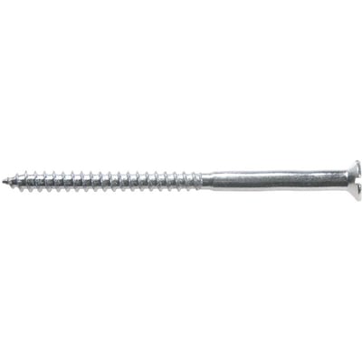 Parafuso madeira 5,5 mm x 90 mm, cabeça chata, zincado
