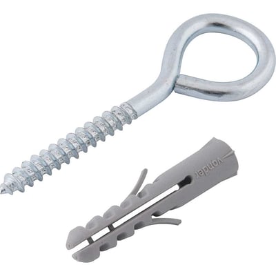 Pitão 3,3 mm x 60 mm, com bucha de nylon 6 mm, P-6