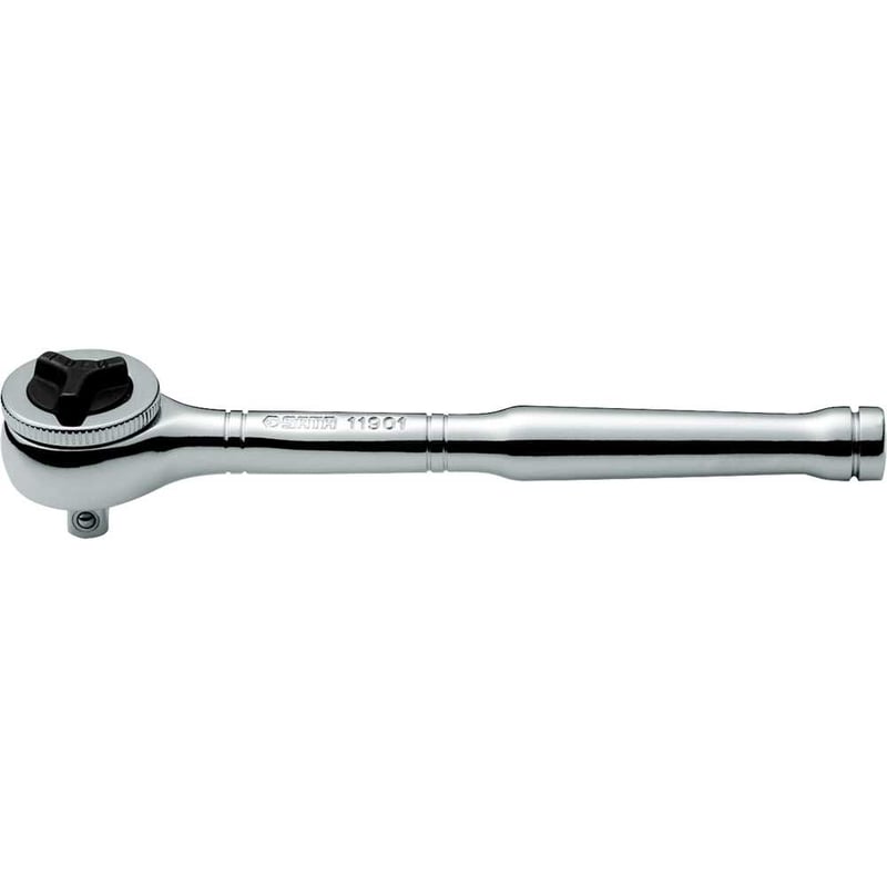 Catraca para soquete encaixe 3/8", cabeça redonda, ST12901SC