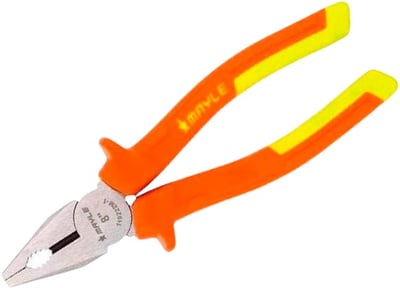 Alicate universal isolado 1.000 V, 8", com cabo emborrachado, 119222M-1
