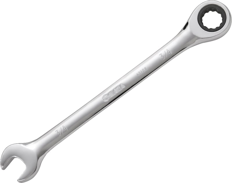 Chave combinada com catraca, 3/4", aço cromo vanádio, ST431048ST