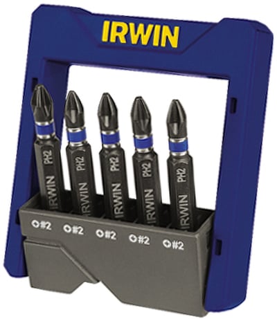 Jogo de bits/ponteira phillips com encaixe 1/4", impact, 5 peças, 1865325