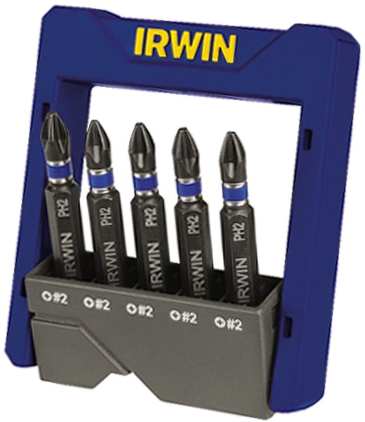 Jogo de bits/ponteira phillips com encaixe 1/4", impact, 5 peças, 1865325