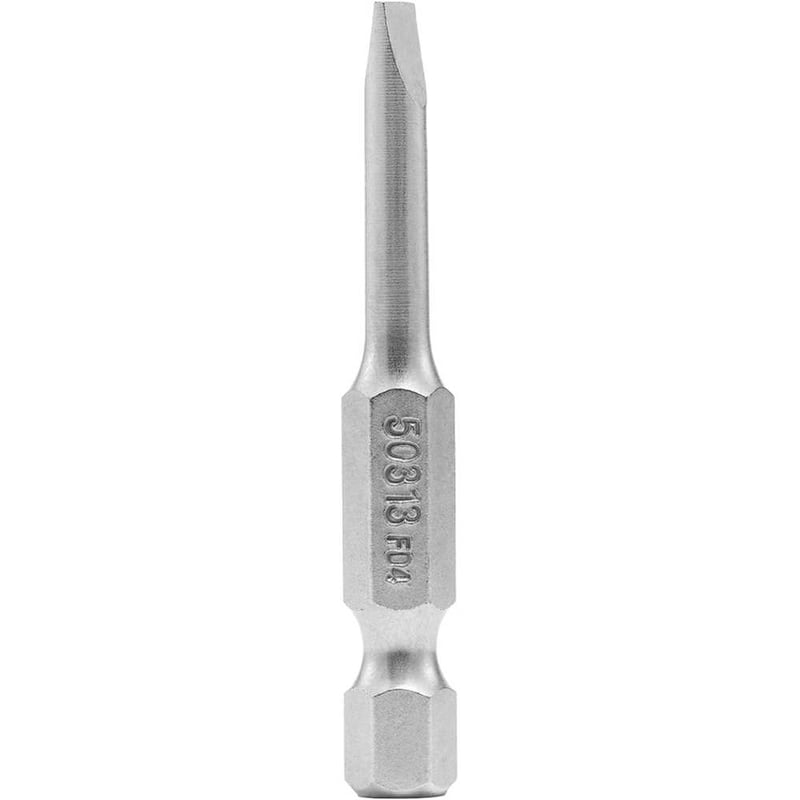 Bits fenda, 6 mm x 50 mm, encaixe 1/4", com 5 peças, ST59317