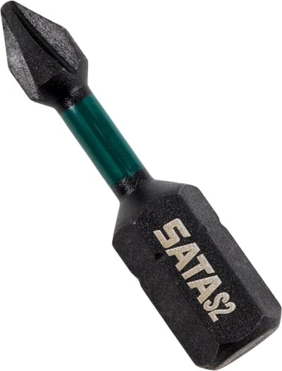 Jogo de bits/ponteiras phillips de impacto, PH1 x 29 mm, encaixe 1/4", com 10 peças, ST59602