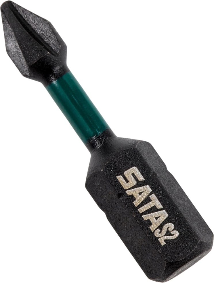 Jogo de bits/ponteiras phillips de impacto, PH1 x 29 mm, encaixe 1/4", com 10 peças, ST59602