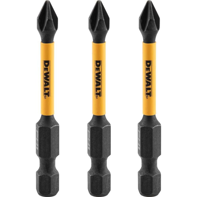 Jogo de bits ponteiras phillips com encaixe de 1/4", PH1 x 56 mm, Flextorq 3.0