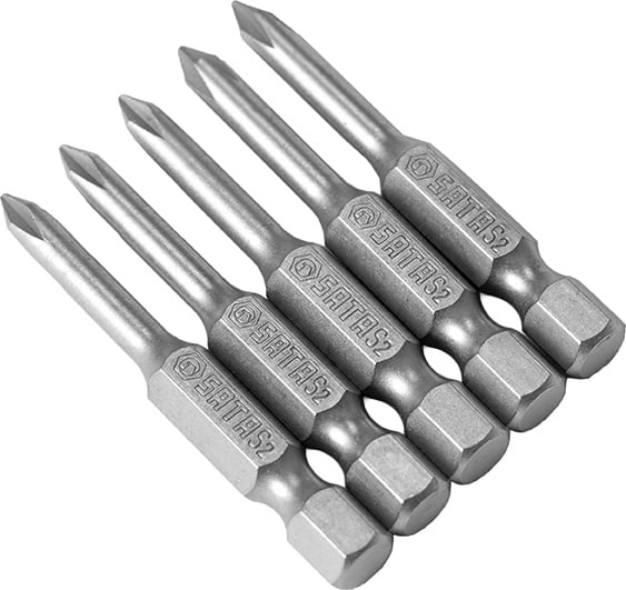 Bits phillips 50 mm, PH2, com 5 peças, ST59323ST