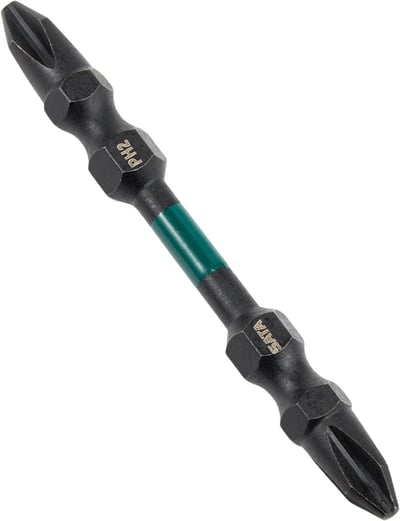 Bits phillips de impacto com ponta dupla, PH3, 65 mm, com 10 peças, ST59803