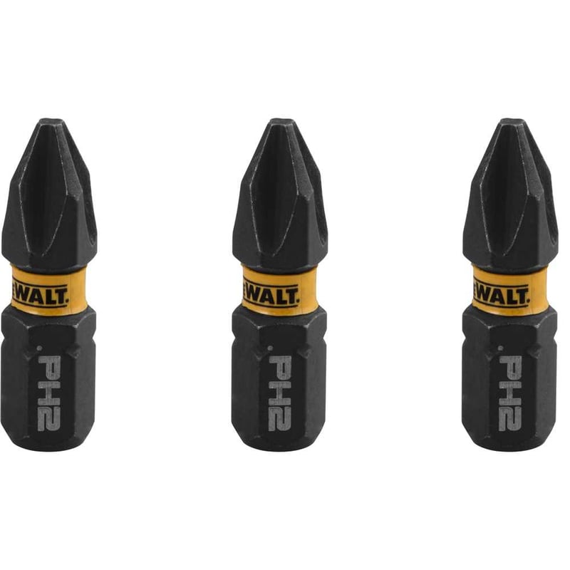 Jogo de bits ponteiras phillips com encaixe de 1/4", PH2 x 25 mm, Flextorq 3.0