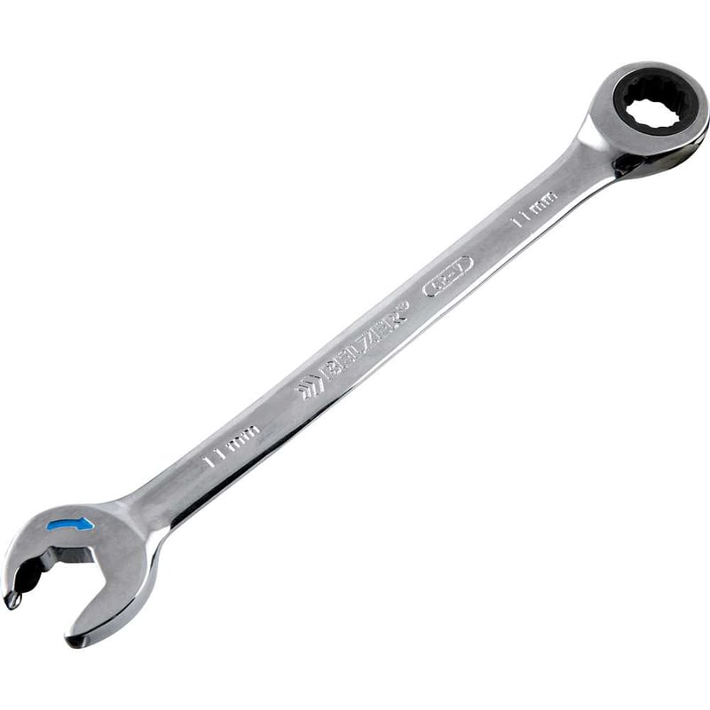 Chave combinada Speedy com catraca 11 mm, aço cromo vanádio cromado e polido, ST43607