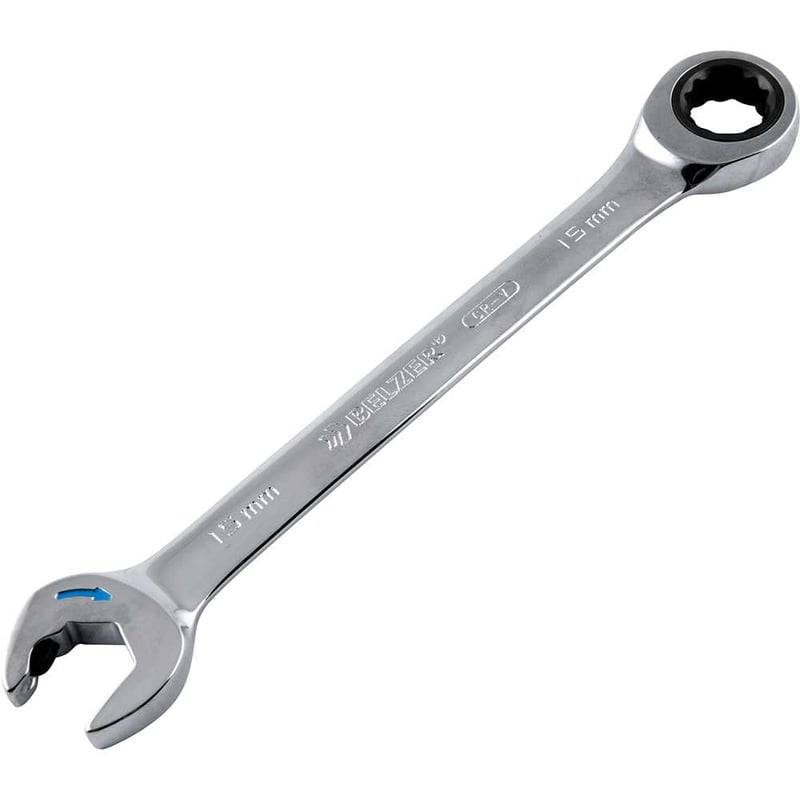 Chave combinada Speedy com catraca 15 mm, aço cromo vanádio cromado e polido, ST43611