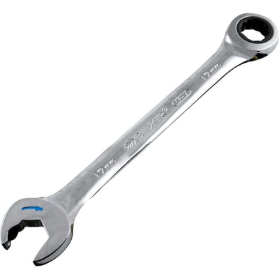 Chave combinada Speedy com catraca 17 mm, aço cromo vanádio cromado e polido, ST43613